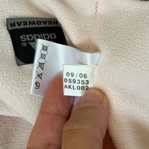 Adidas Striped Fringe Scarf and Matching Beanie Set in Maroon - Picture 15 of 16